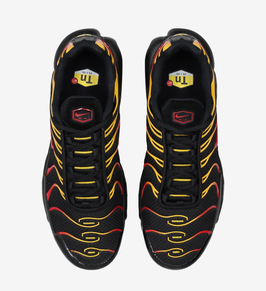 Air max plus - Black university Gold Red