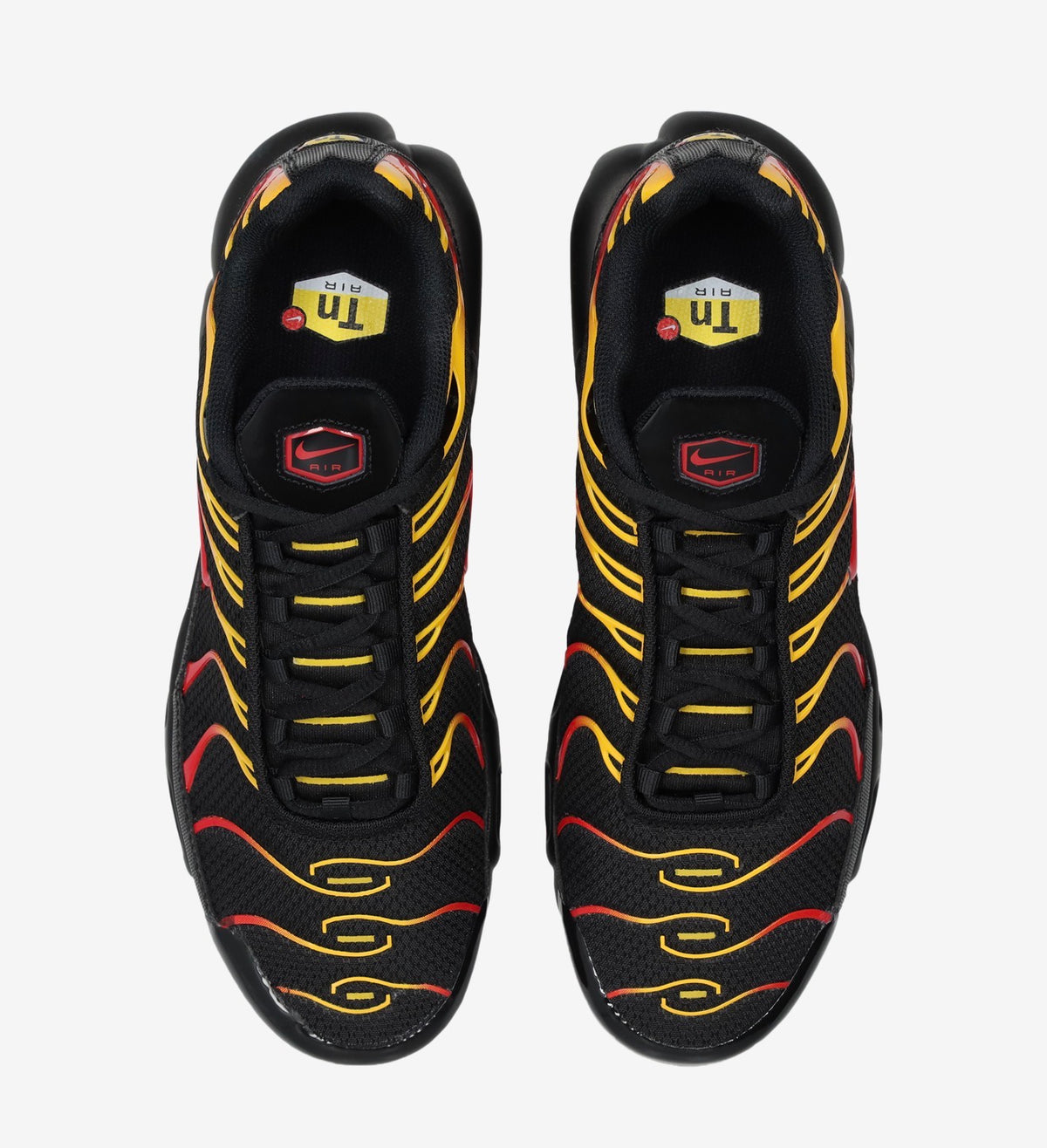 Air max plus - Black university Gold Red