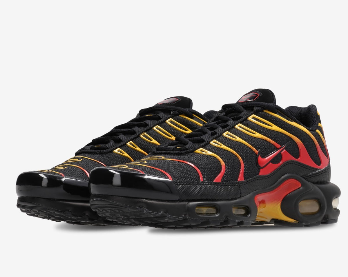 Air max plus - Black university Gold Red