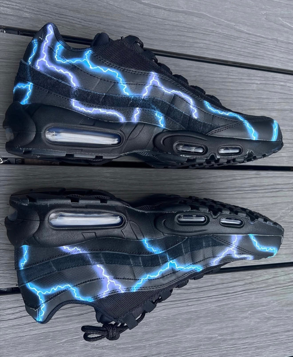 Air max 95 - blue purple lightening