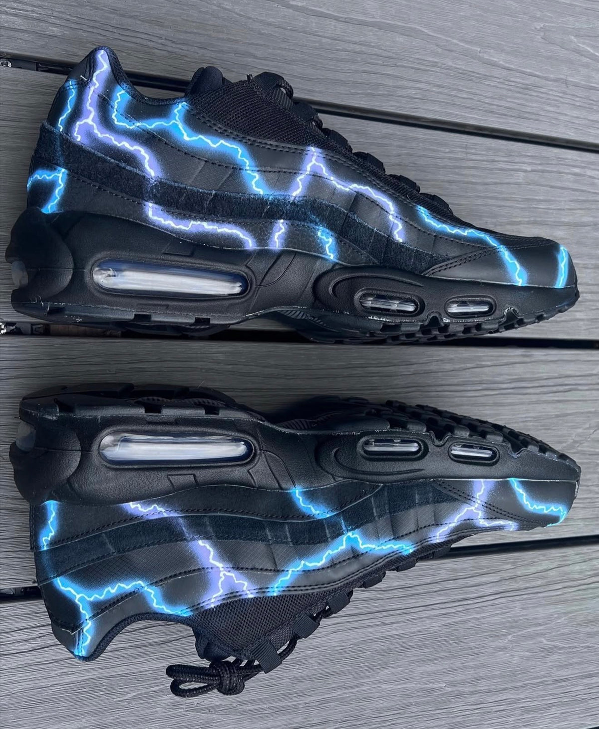 Air max 95 - blue purple lightening