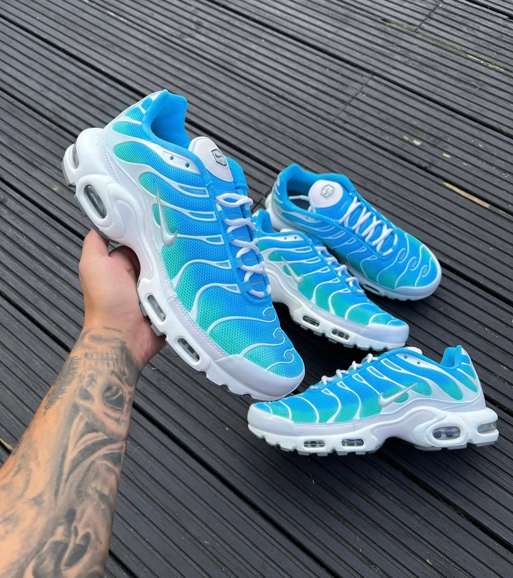 Air max plus - Aqua fade custom