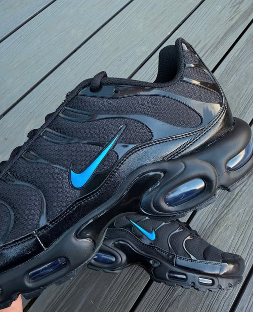 Air max plus - blue fade tick custom