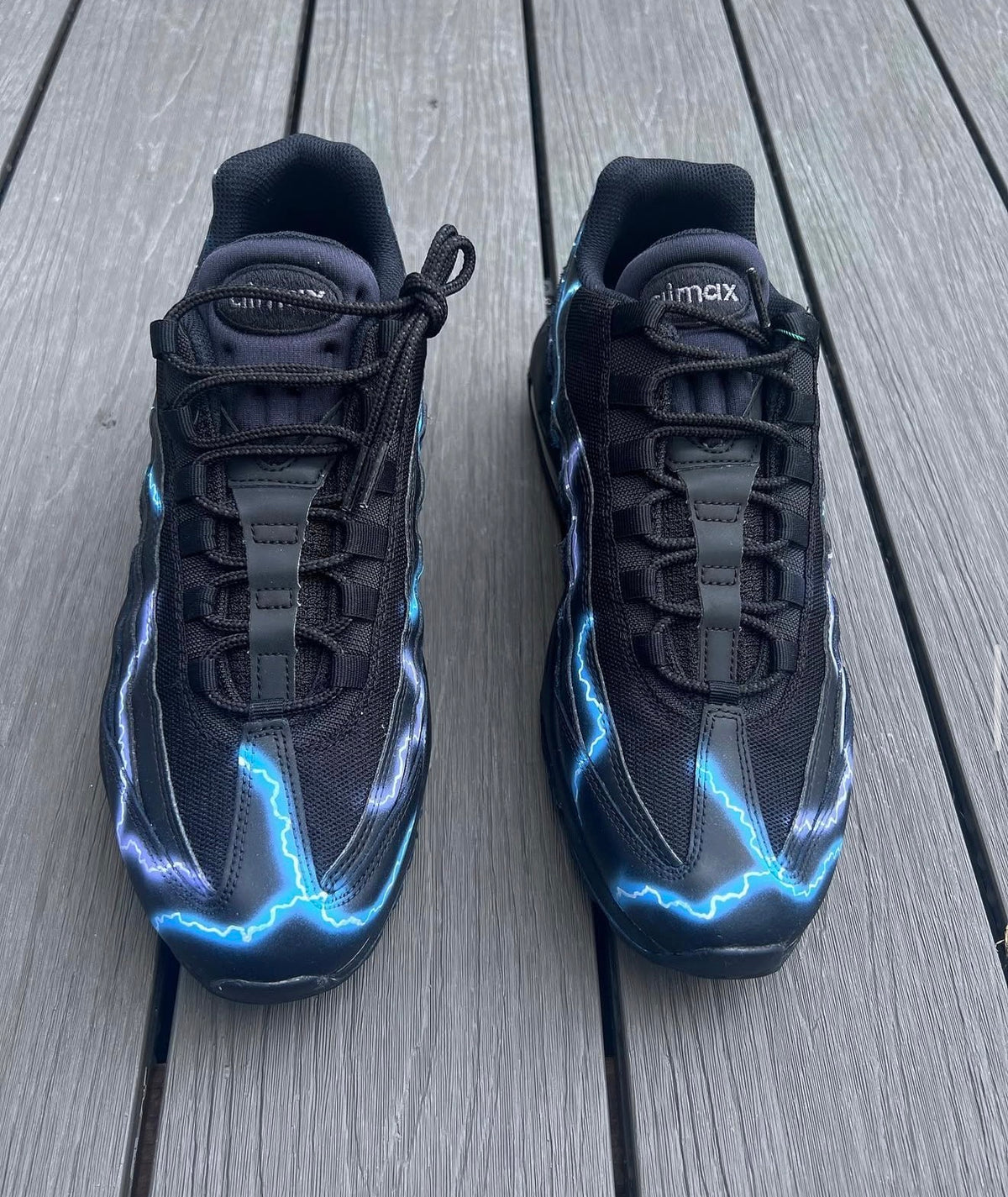 Air max 95 - blue purple lightening