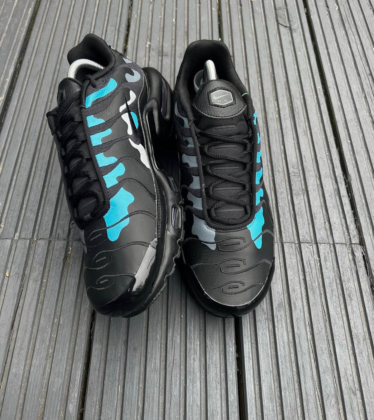 Air max plus - leather Camo blue