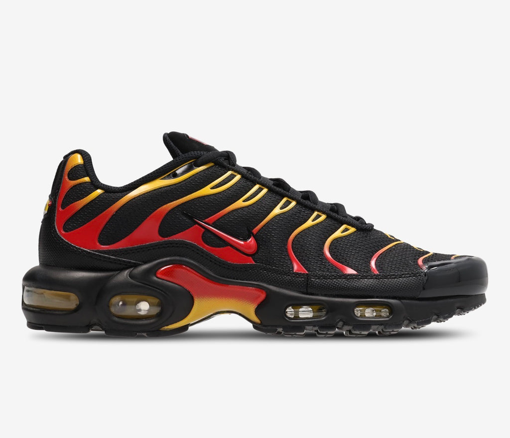 Air max plus - Black university Gold Red