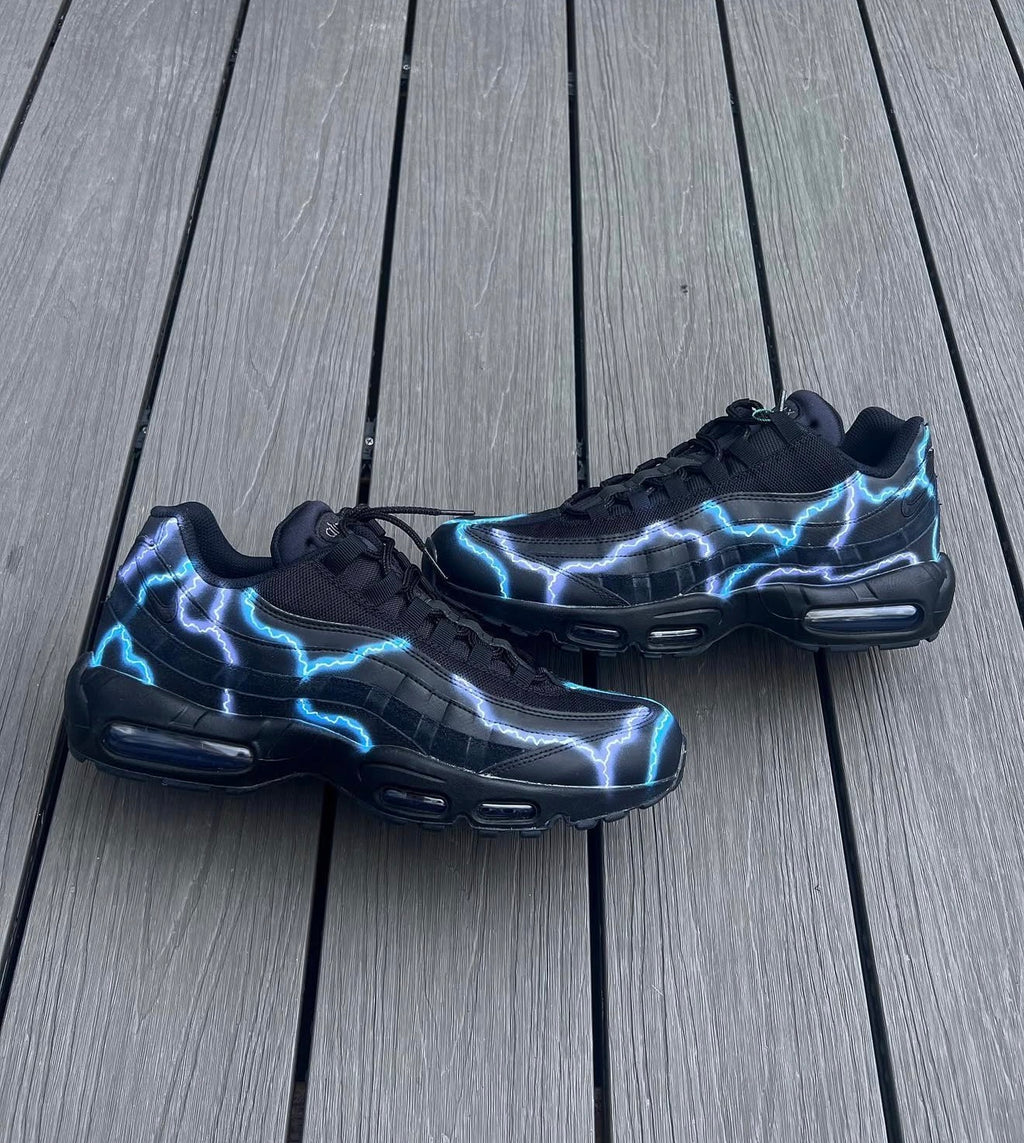 Air max 95 - blue purple lightening
