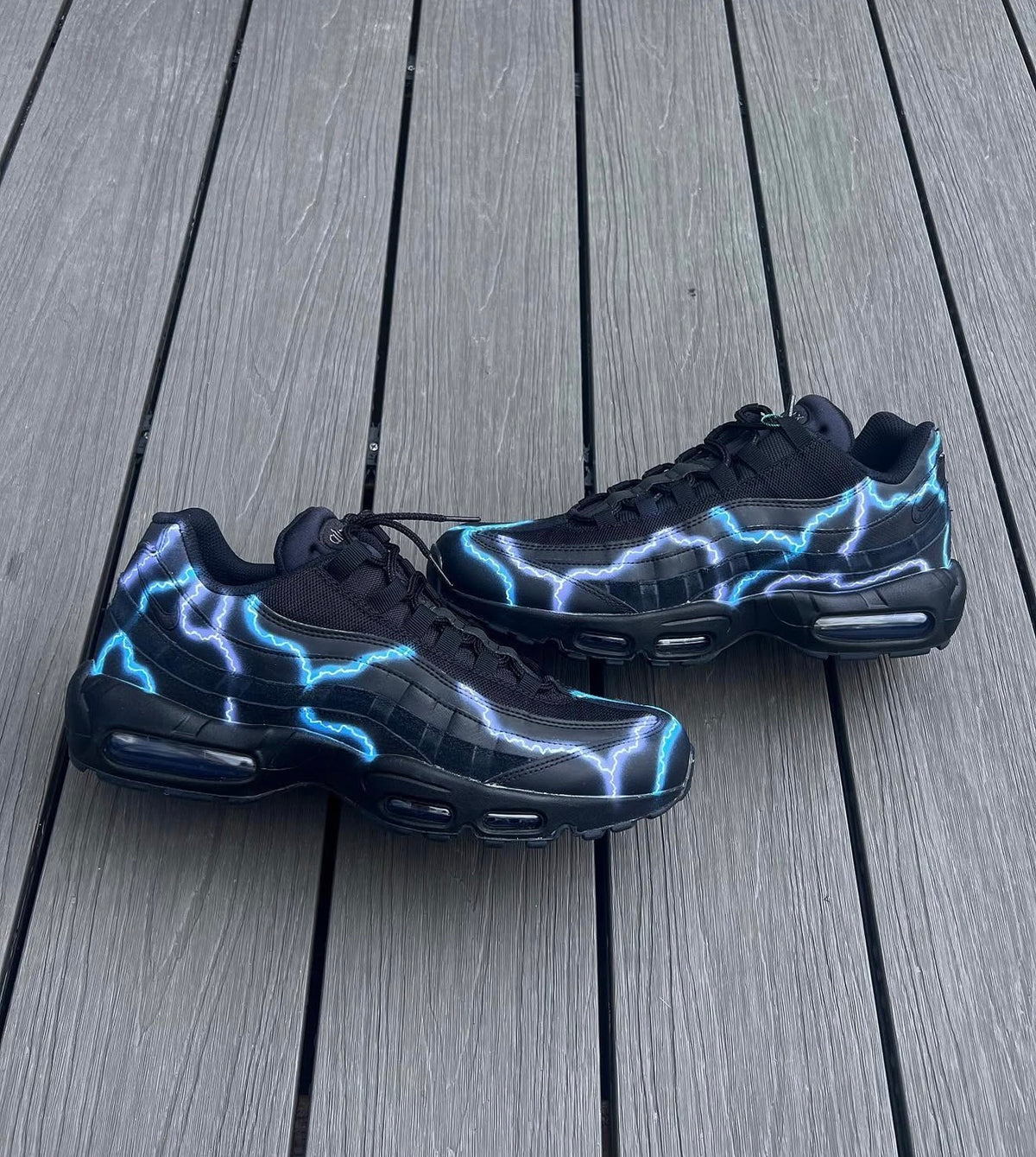 Air max 95 - blue purple lightening