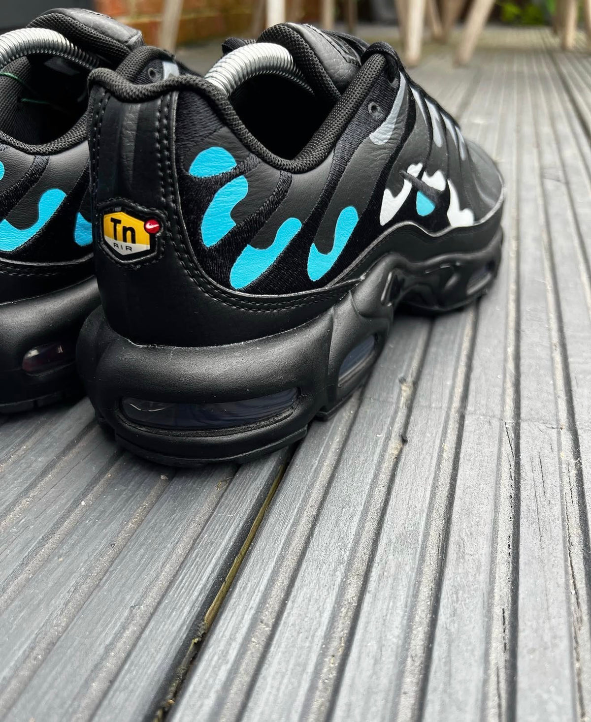 Air max plus - leather Camo blue