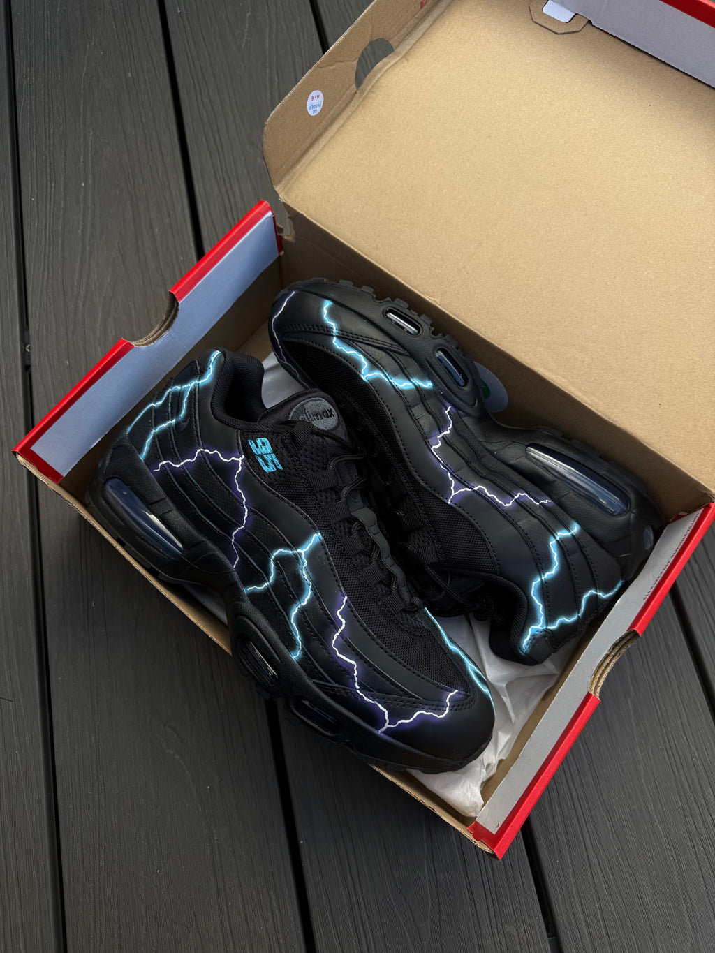 Air max 95 - blue purple lightening