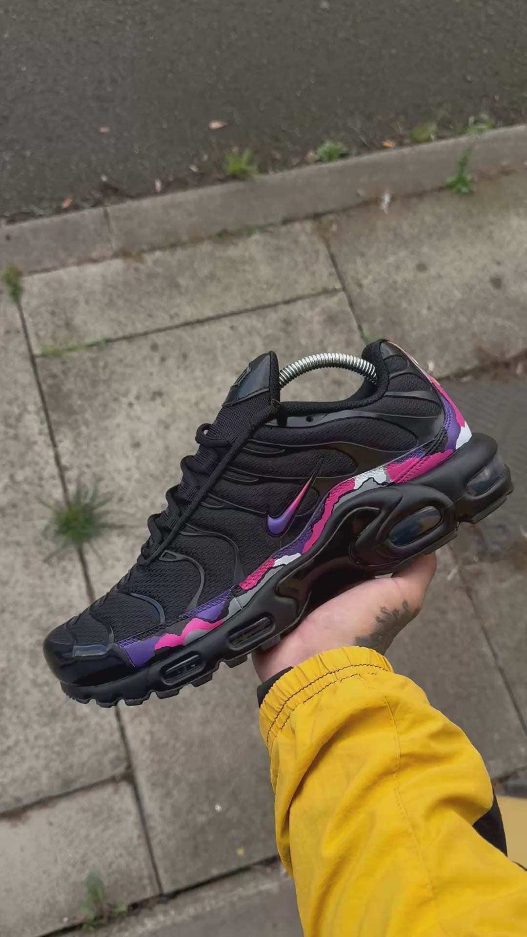 Air max plus custom - purp camos